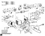 Bosch 0 601 965 003  Bench Grinder 220 V / Eu Spare Parts